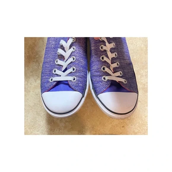 Converse purple metallic shoes - Picture 3 of 7